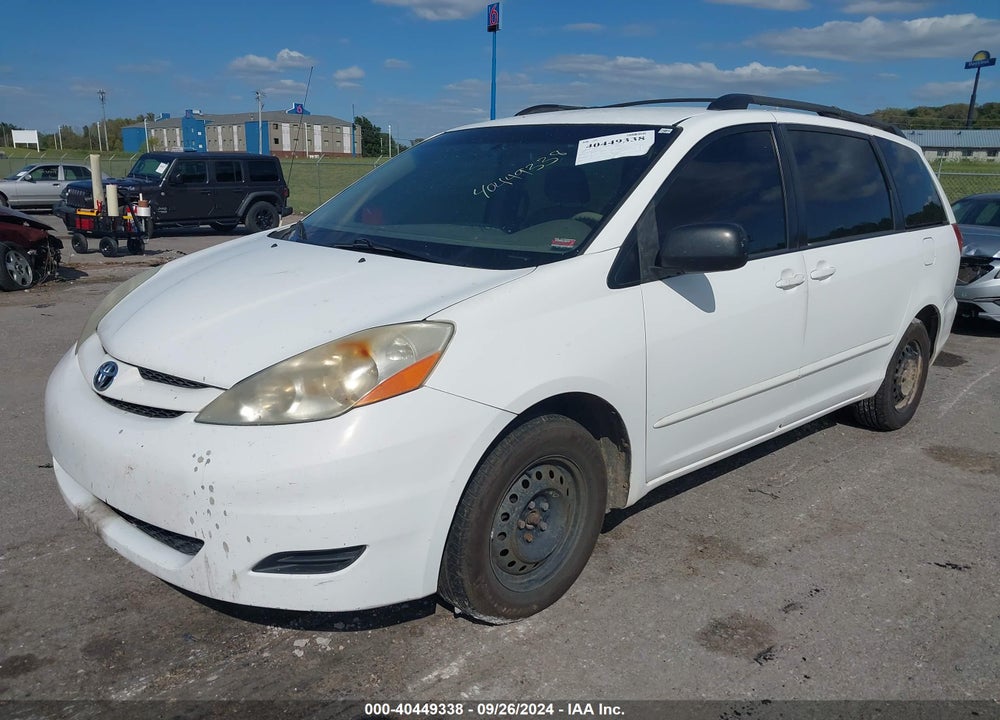 2008 TOYOTA SIENNA LE VIN: 5TDZK23C18S183548