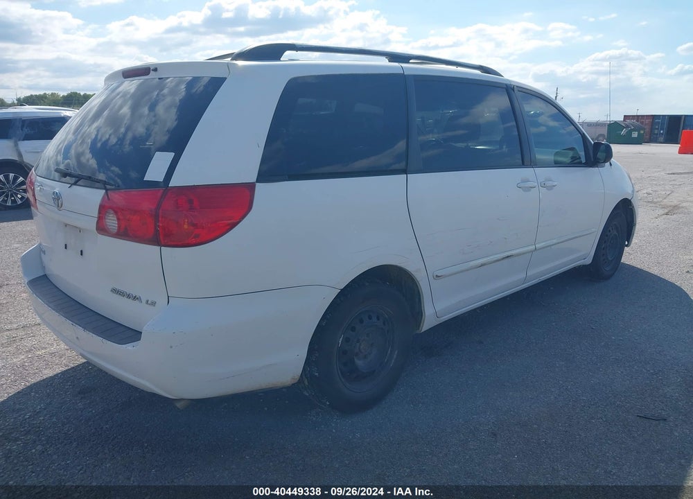 2008 TOYOTA SIENNA LE VIN: 5TDZK23C18S183548