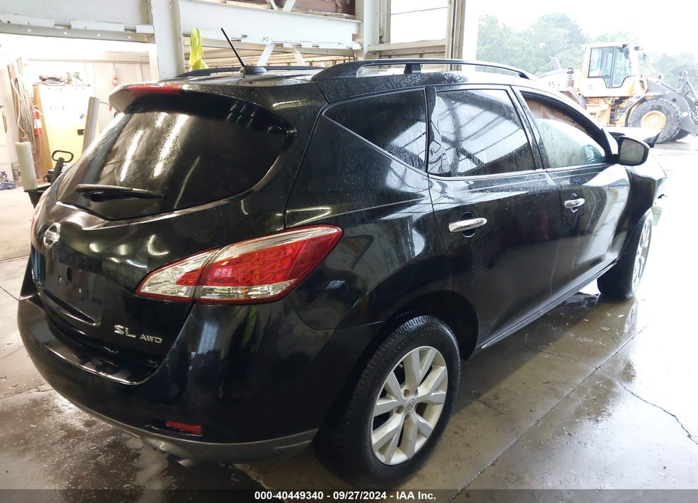2011 NISSAN MURANO SL VIN: JN8AZ1MW2BW162330