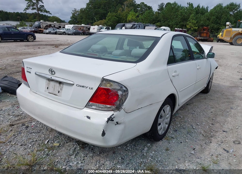 2005 TOYOTA CAMRY LE VIN: 4T1BE32K85U631262