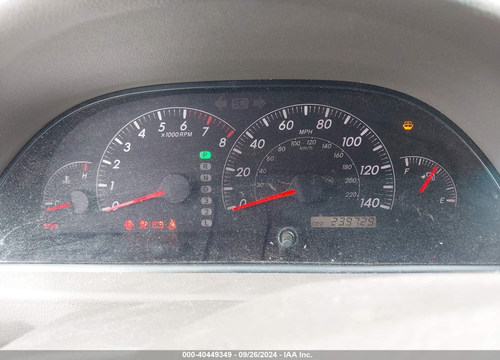 2005 TOYOTA CAMRY LE VIN: 4T1BE32K85U631262