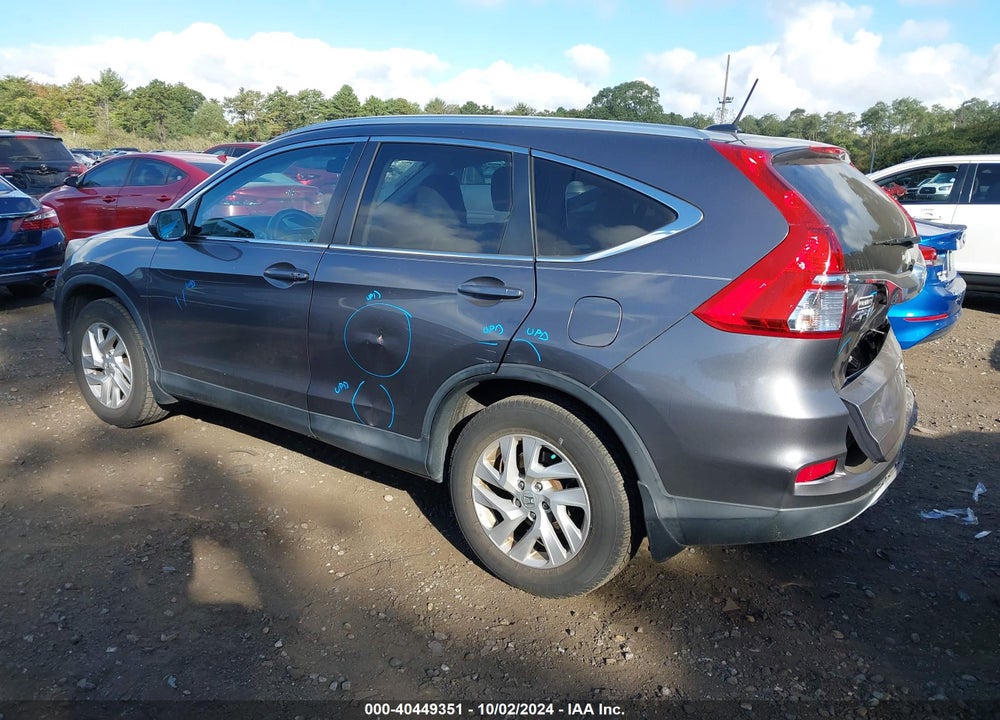 2015 HONDA CR-V EX-L VIN: 2HKRM4H78FH637587