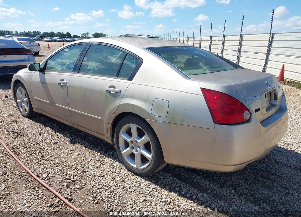 2006 NISSAN MAXIMA 3.5 SE VIN: 1N4BA41E46C839024