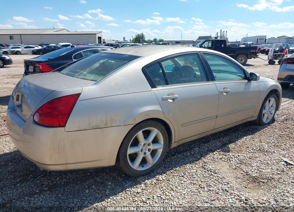 2006 NISSAN MAXIMA 3.5 SE VIN: 1N4BA41E46C839024