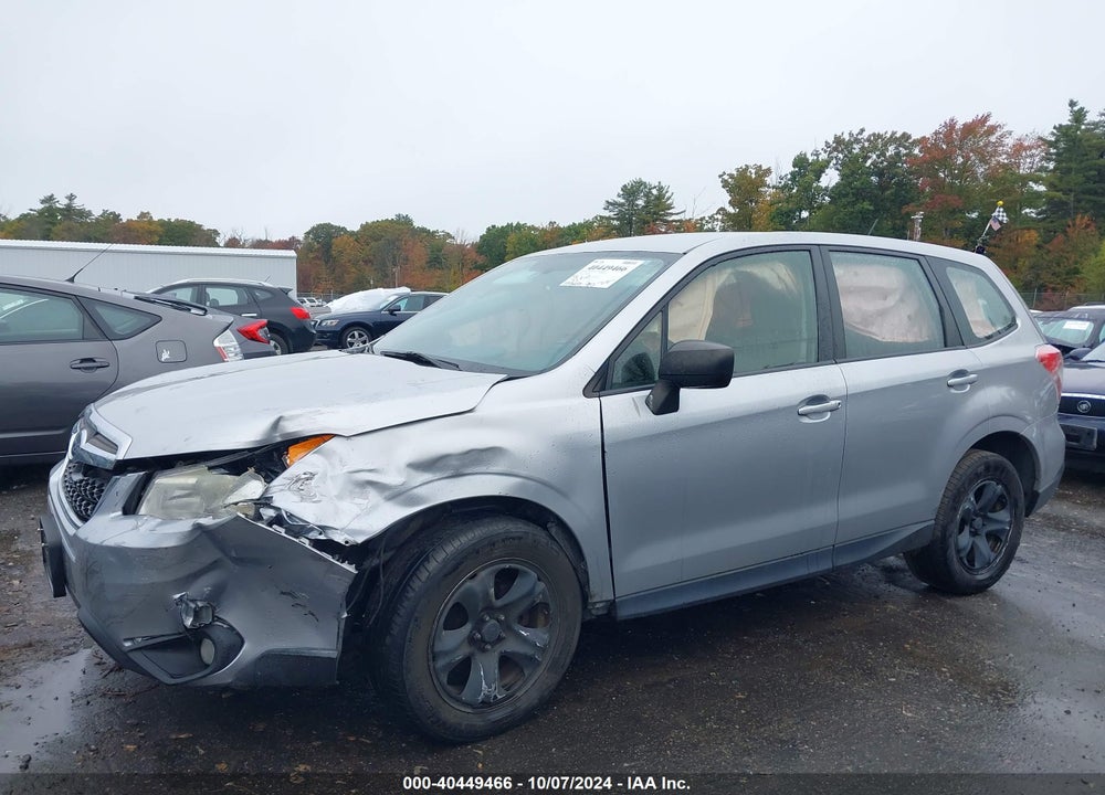 2014 SUBARU FORESTER 2.5I VIN: JF2SJAAC4EH508891