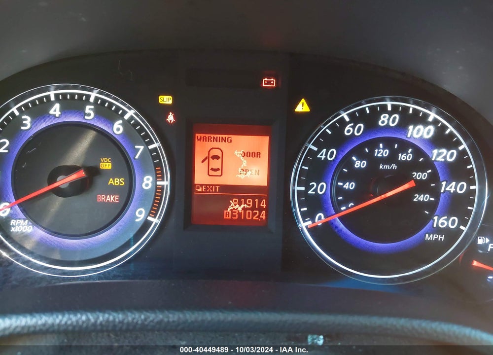 2008 INFINITI G35 JOURNEY VIN: JNKBV61E48M204052