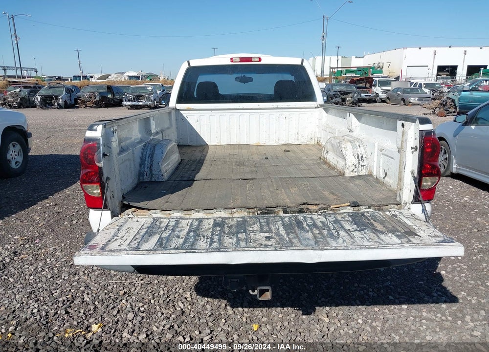 2005 CHEVROLET SILVERADO 1500 WORK TRUCK VIN: 1GCEK14T25Z346810