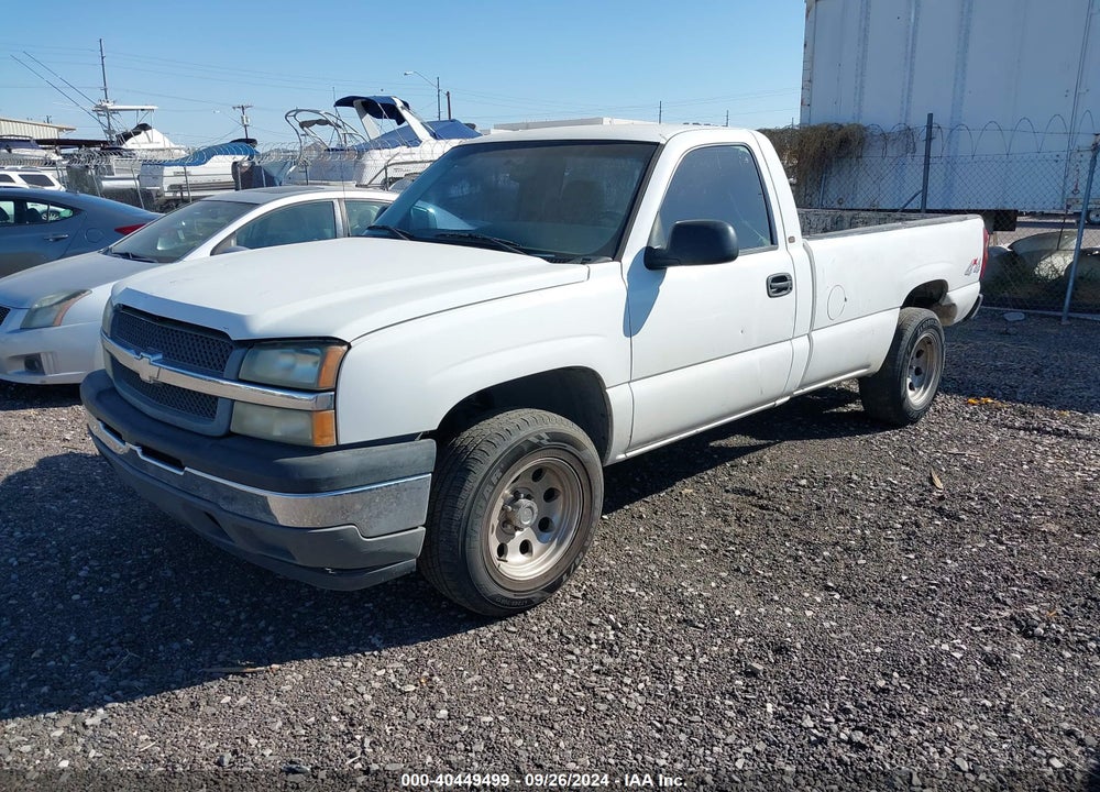 2005 CHEVROLET SILVERADO 1500 WORK TRUCK VIN: 1GCEK14T25Z346810