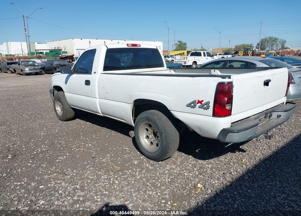 2005 CHEVROLET SILVERADO 1500 WORK TRUCK VIN: 1GCEK14T25Z346810