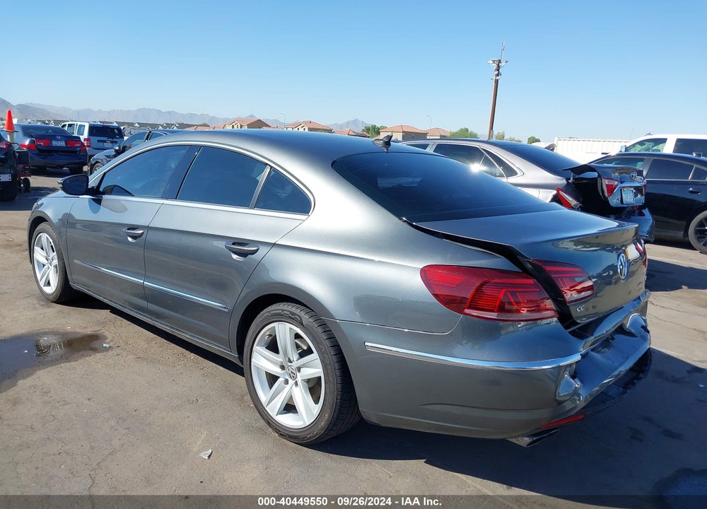 2016 VOLKSWAGEN CC 2.0T SPORT VIN: WVWBP7AN3GE504076