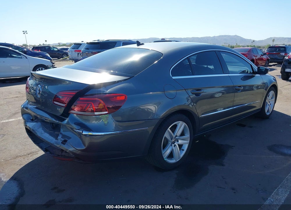 2016 VOLKSWAGEN CC 2.0T SPORT VIN: WVWBP7AN3GE504076