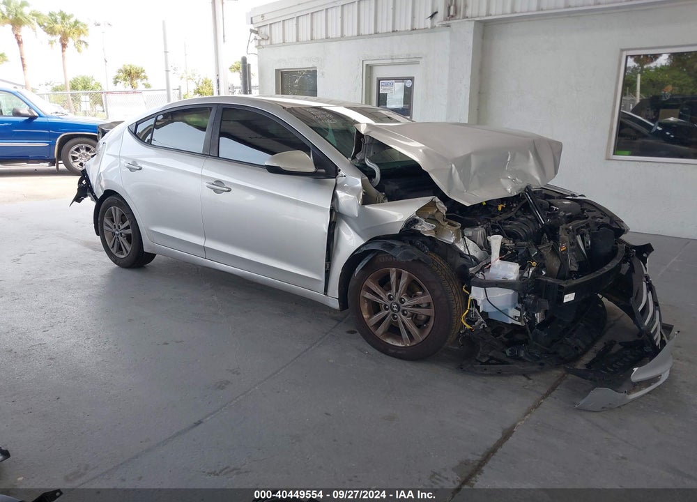 2018 HYUNDAI ELANTRA SEL VIN: 5NPD84LFXJH369244