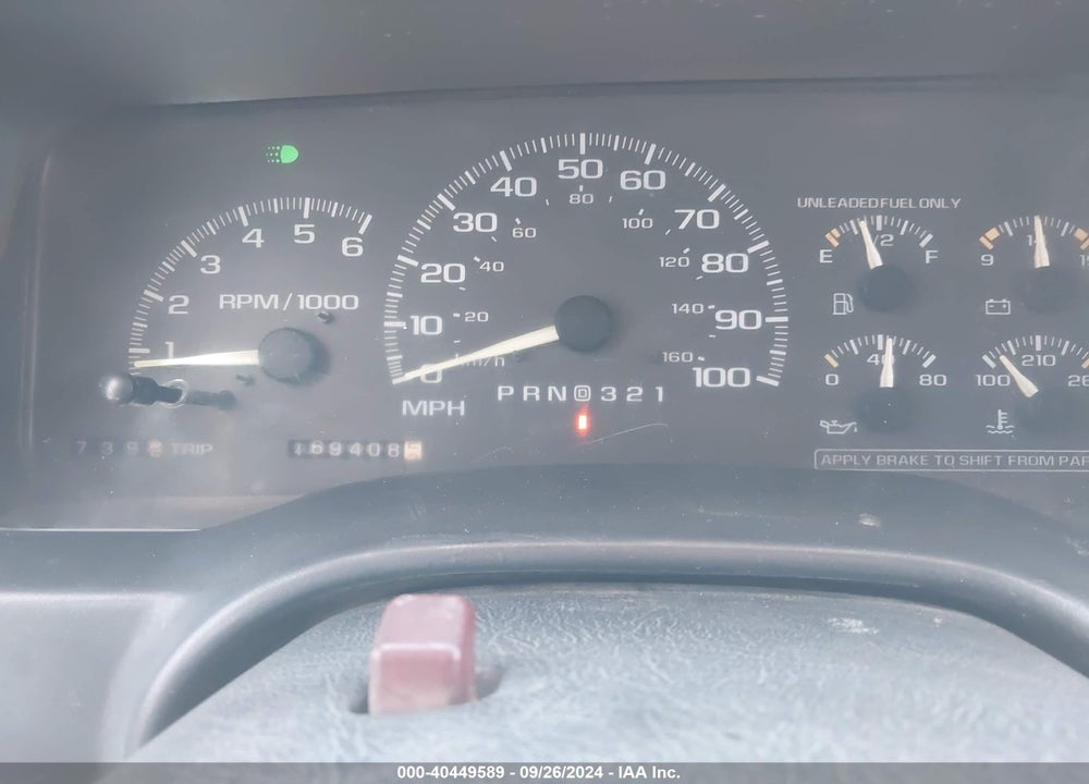 1997 CHEVROLET C2500 HD FLEETSIDE VIN: 1GCGC29J7VE118697