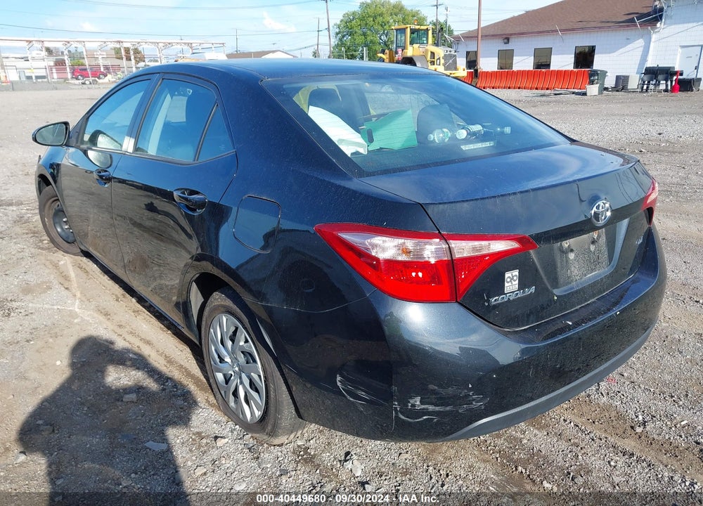 2019 TOYOTA COROLLA LE VIN: 2T1BURHE5KC132696