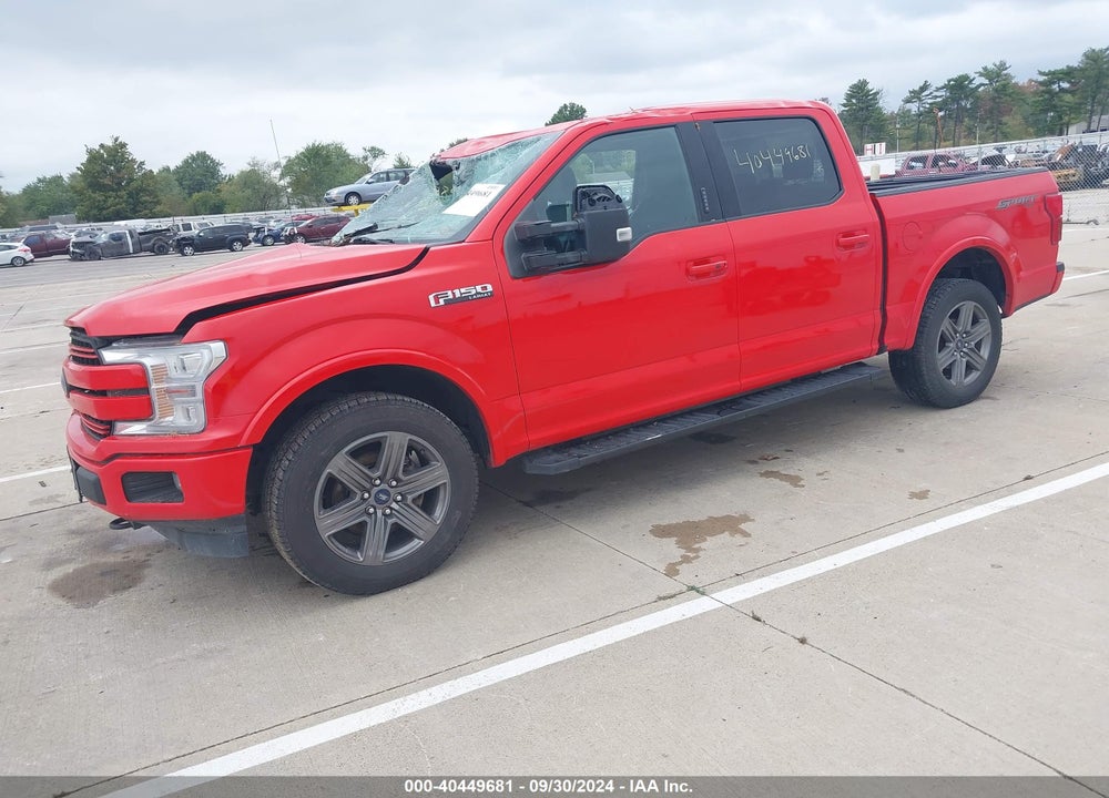 2020 FORD F-150 LARIAT VIN: 1FTEW1E58LFA02501