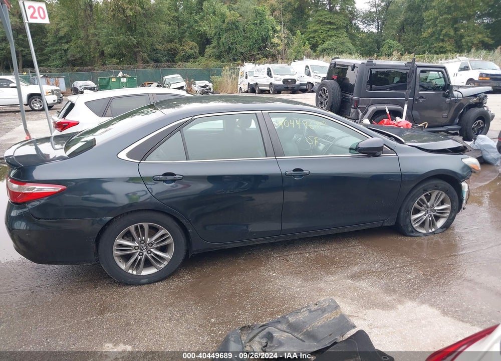 2016 TOYOTA CAMRY SE VIN: 4T1BF1FK3GU246433