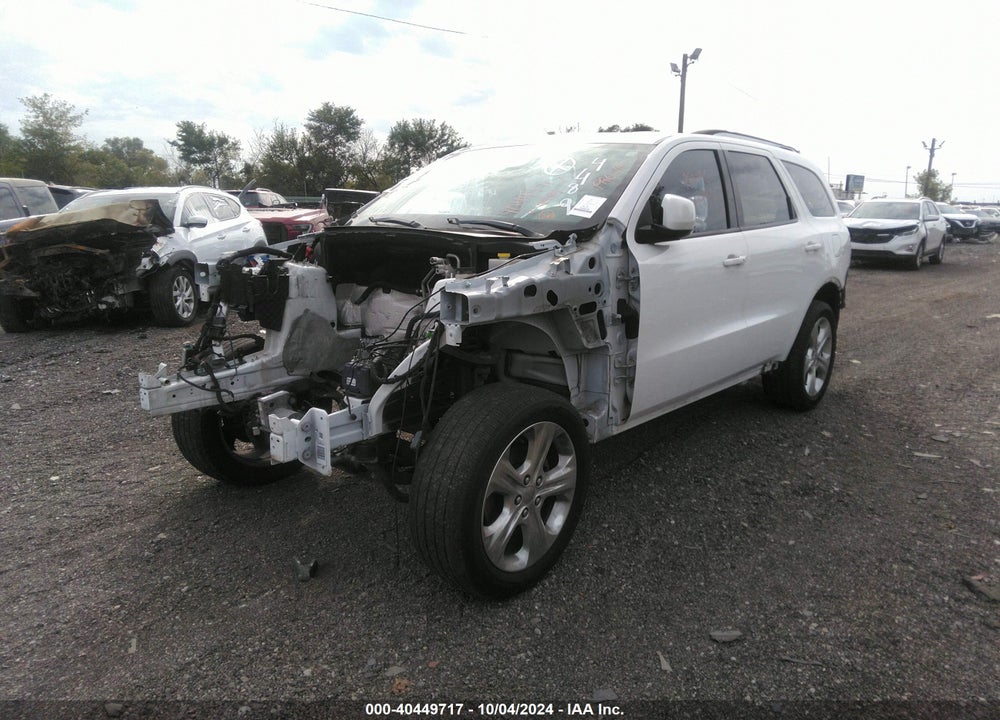 2014 DODGE DURANGO LIMITED VIN: 1C4RDHDG8EC374489