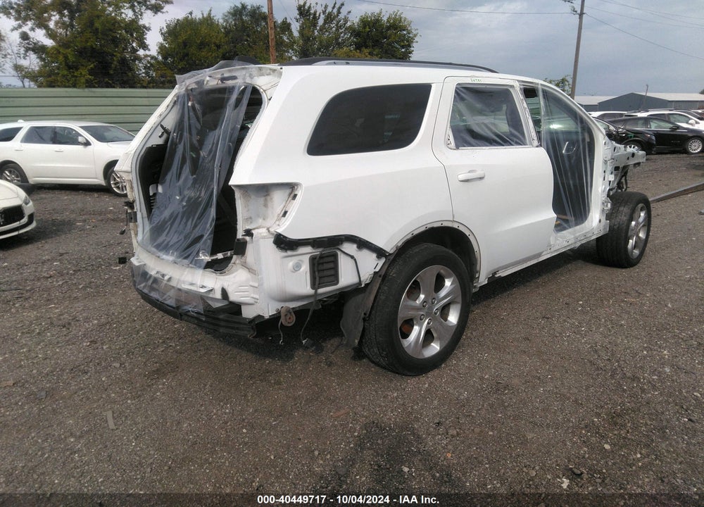 2014 DODGE DURANGO LIMITED VIN: 1C4RDHDG8EC374489