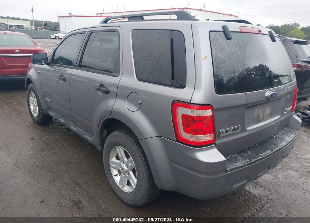 2008 FORD ESCAPE HYBRID VIN: 1FMCU59H28HB16562
