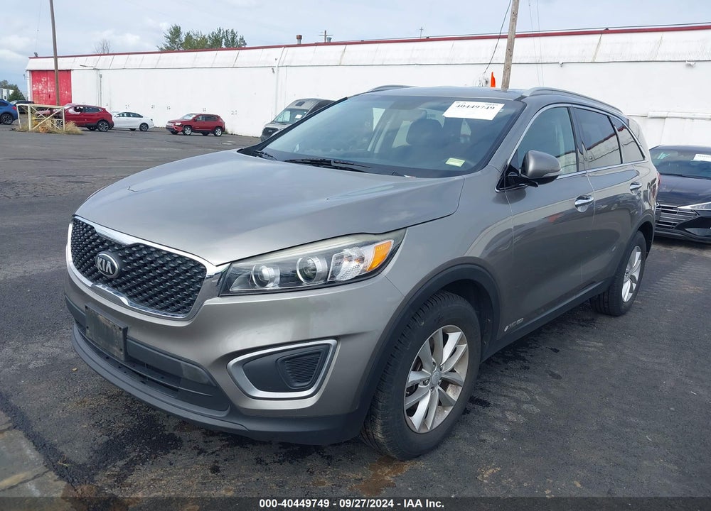 2016 KIA SORENTO 3.3L LX VIN: 5XYPGDA50GG025481