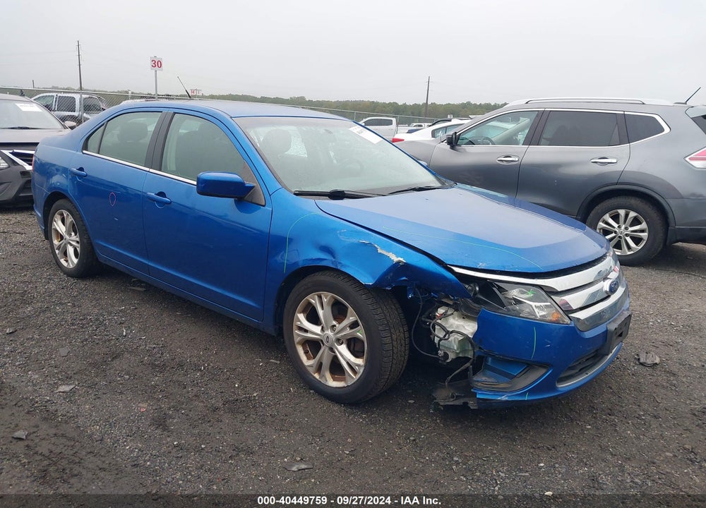 2012 FORD FUSION SE VIN: 3FAHP0HA9CR221747