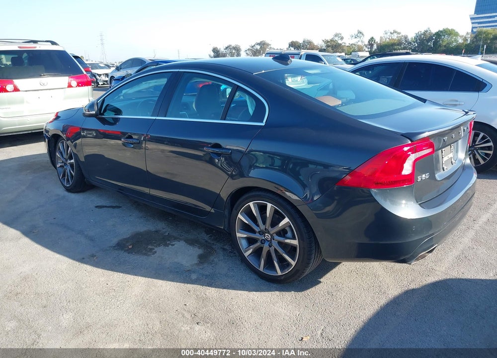 2015 VOLVO S60 T5 PREMIER VIN: YV126MFK1F2366404