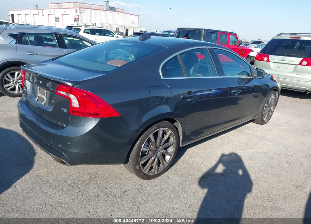 2015 VOLVO S60 T5 PREMIER VIN: YV126MFK1F2366404