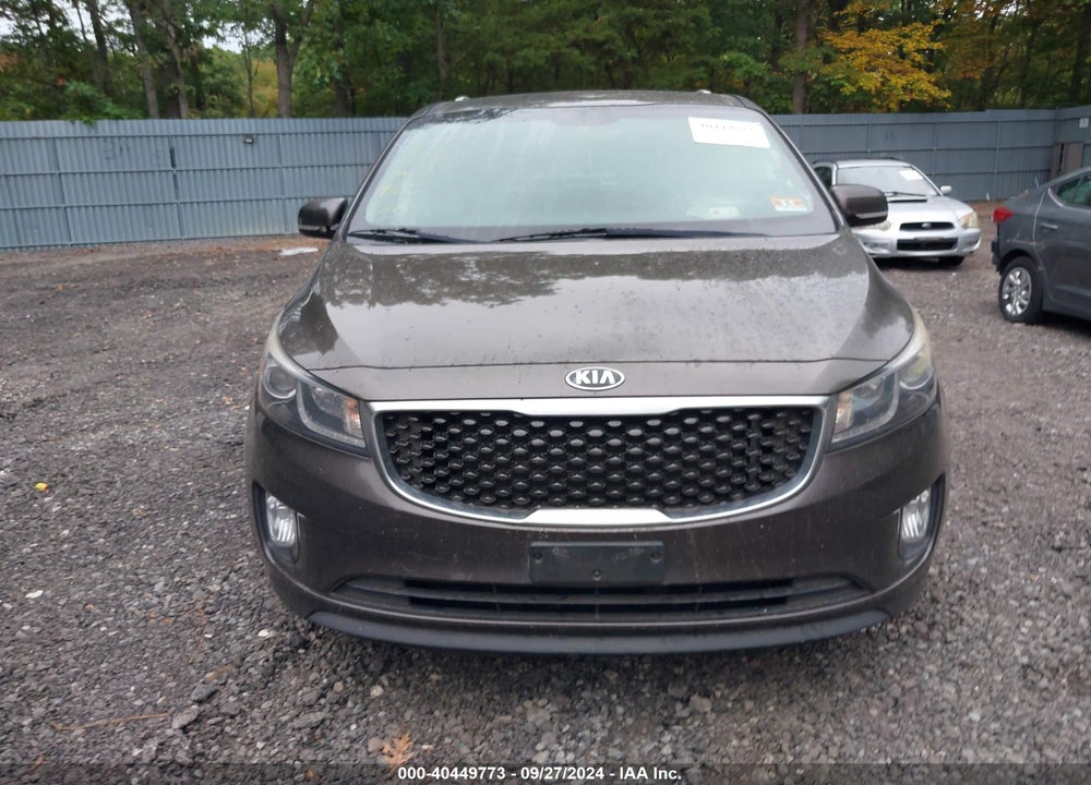 2015 KIA SEDONA EX VIN: KNDMC5C16F6034167