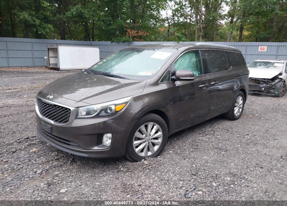 2015 KIA SEDONA EX VIN: KNDMC5C16F6034167