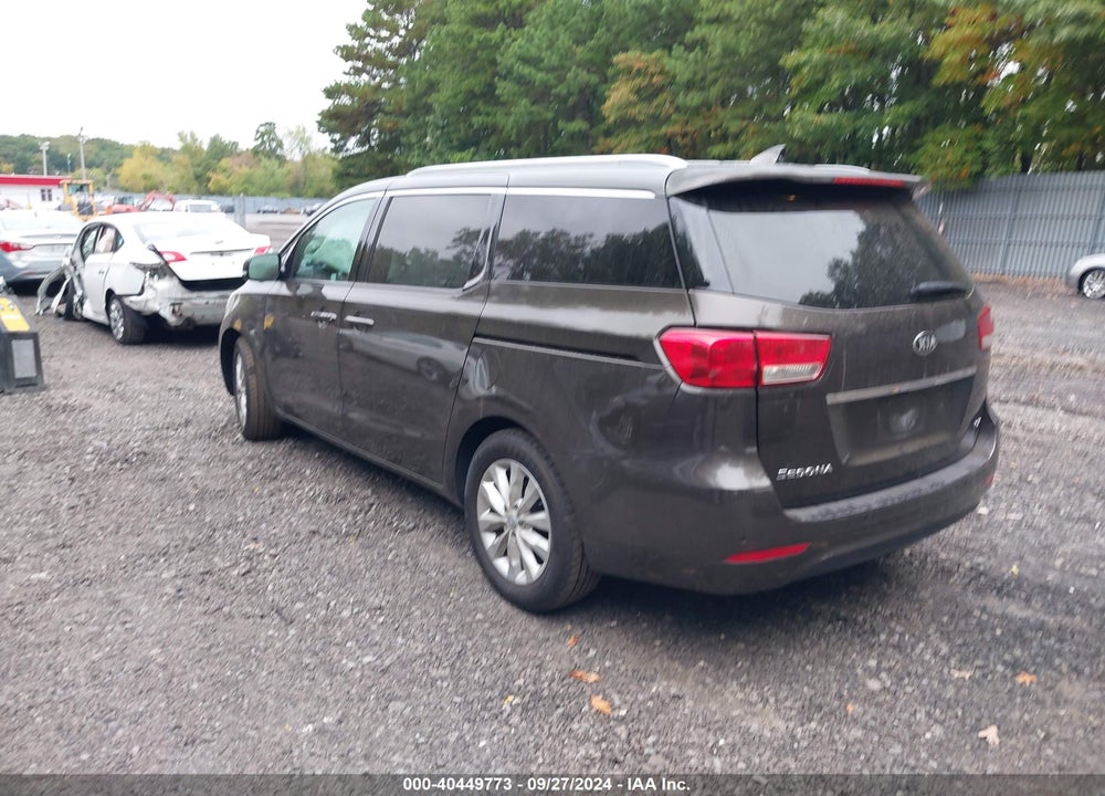 2015 KIA SEDONA EX VIN: KNDMC5C16F6034167