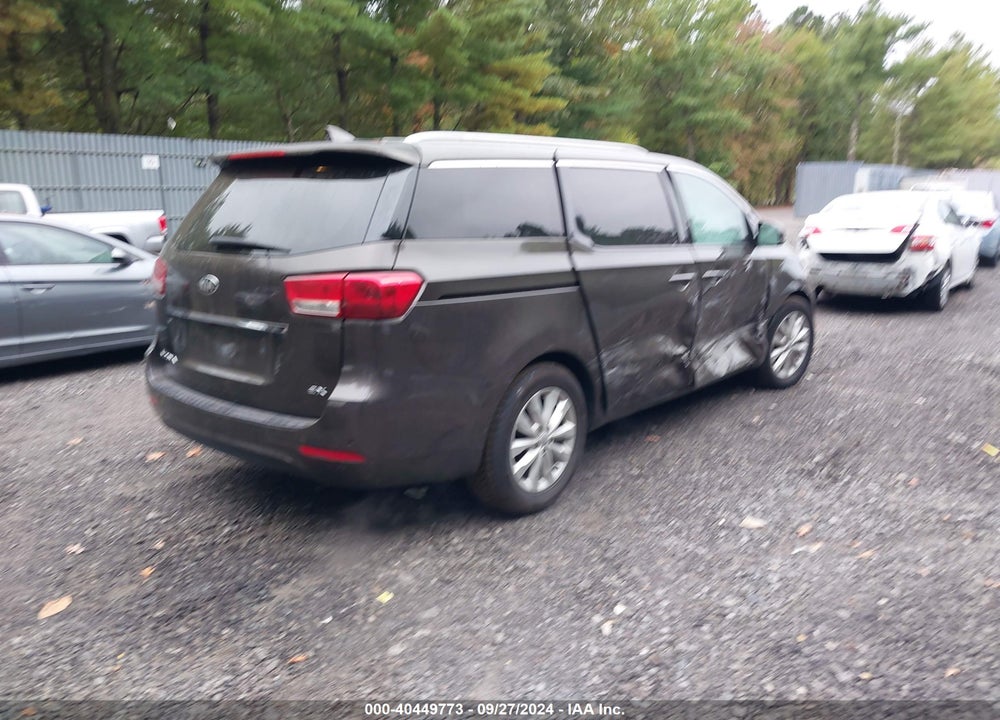 2015 KIA SEDONA EX VIN: KNDMC5C16F6034167