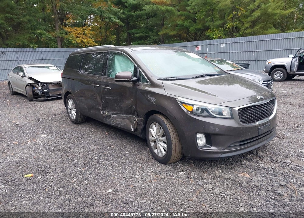 2015 KIA SEDONA EX VIN: KNDMC5C16F6034167