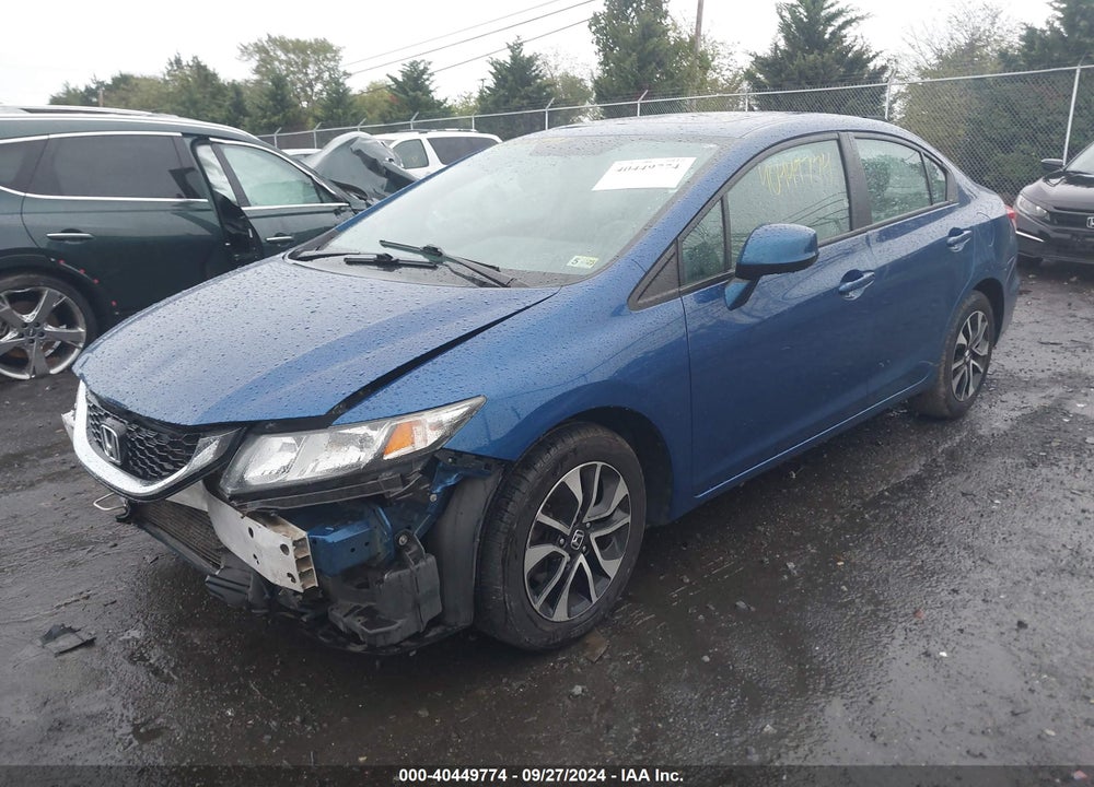 2013 HONDA CIVIC EX VIN: 19XFB2F88DE078178