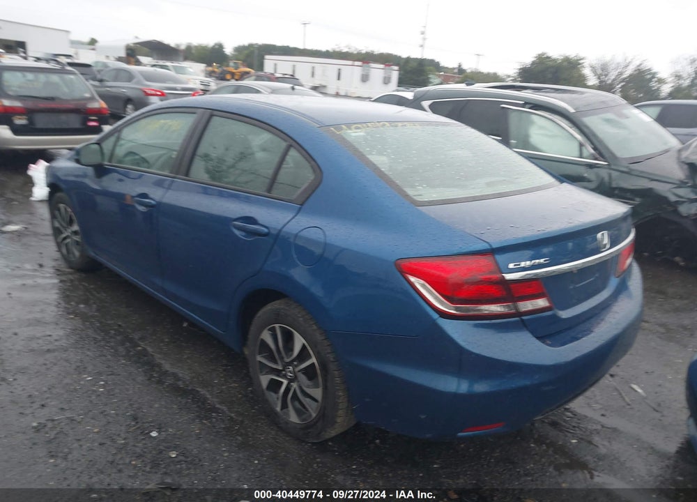 2013 HONDA CIVIC EX VIN: 19XFB2F88DE078178