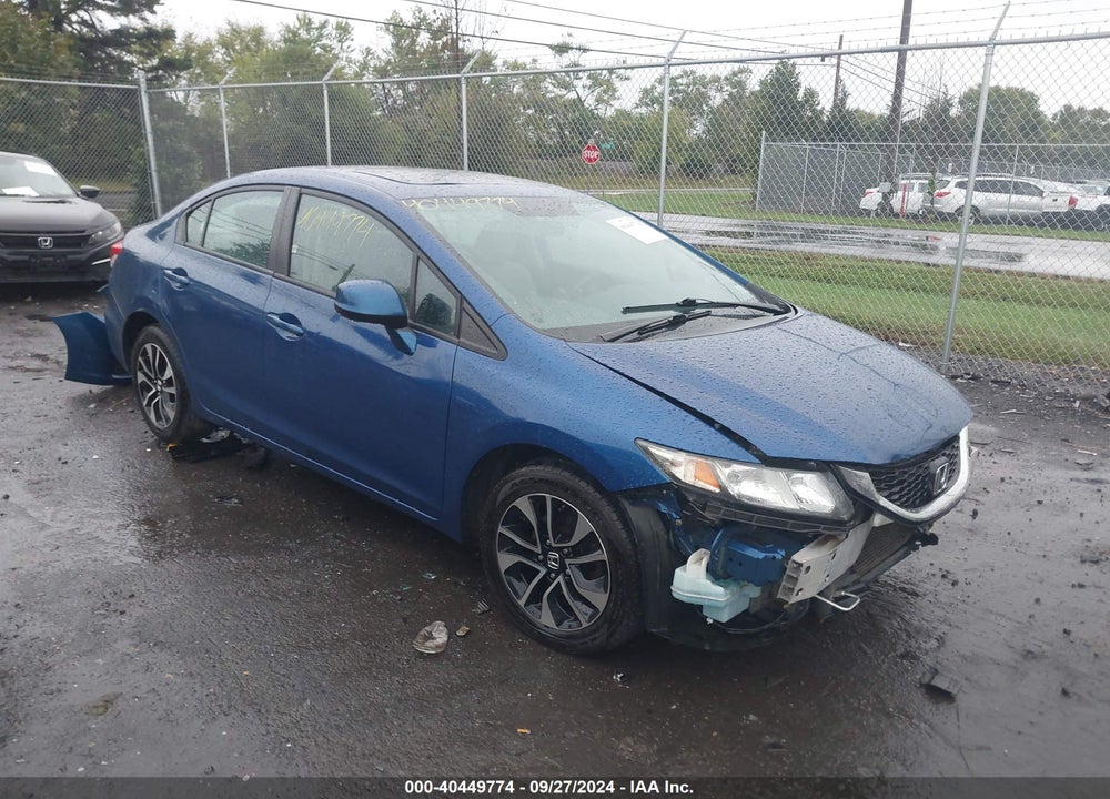 2013 HONDA CIVIC EX VIN: 19XFB2F88DE078178