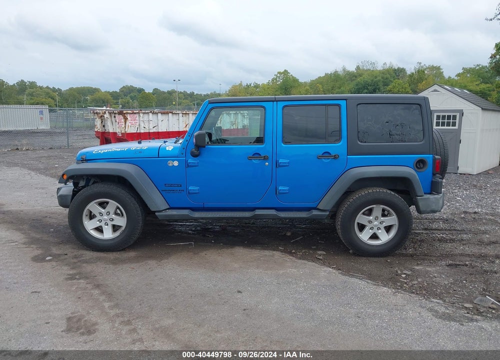 2016 JEEP WRANGLER UNLIMITED SPORT VIN: 1C4BJWDG8GL305187