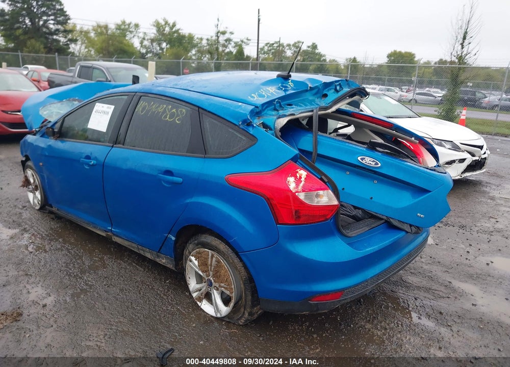 2013 FORD FOCUS SE VIN: 1FADP3K25DL383621