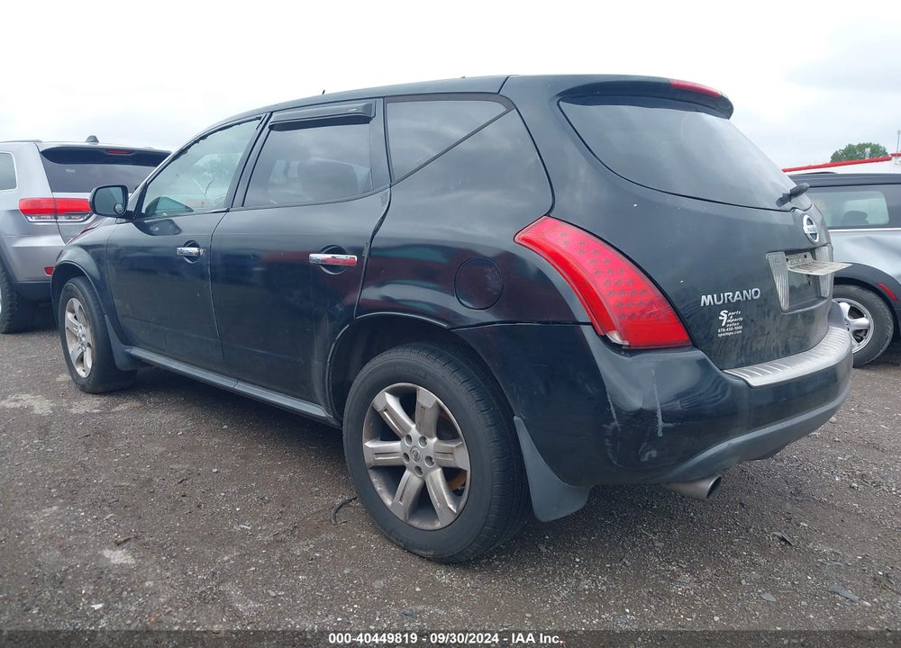 2006 NISSAN MURANO S VIN: JN8AZ08T46W407841