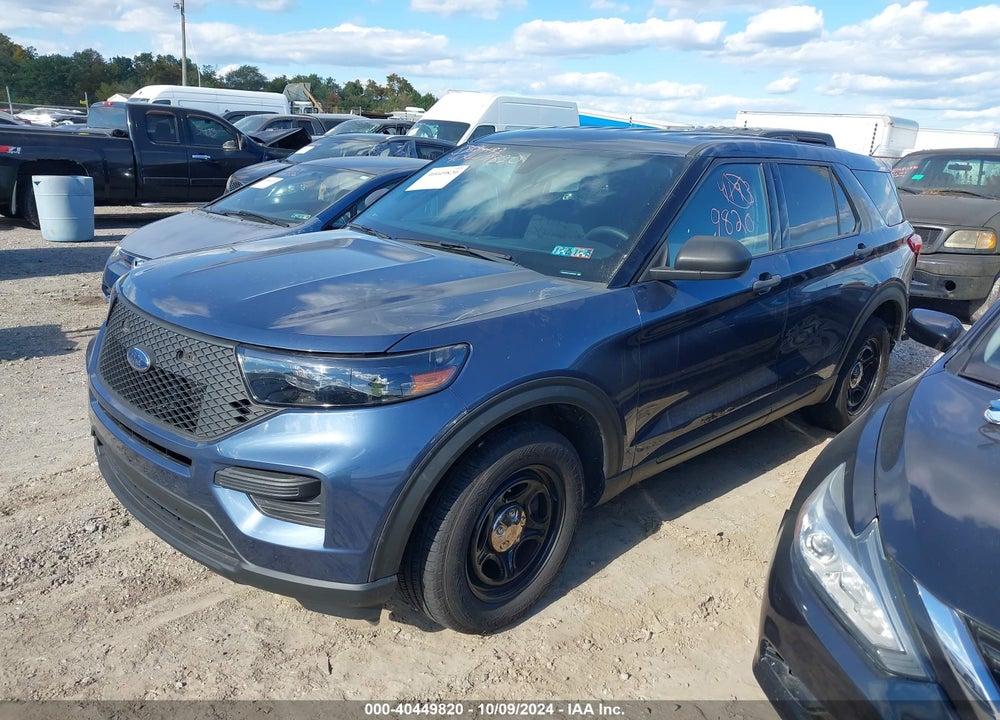 2020 FORD POLICE INTERCEPTOR UTILITY VIN: 1FM5K8AW7LGC48870