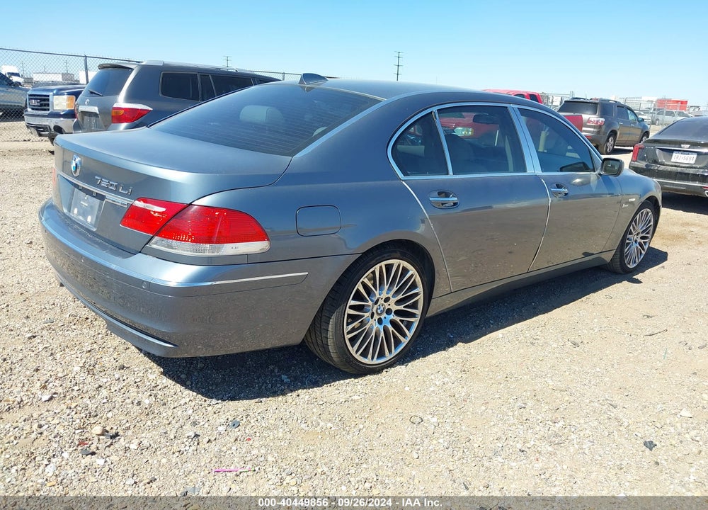 2008 BMW 750LI VIN: WBAHN83558DT80013
