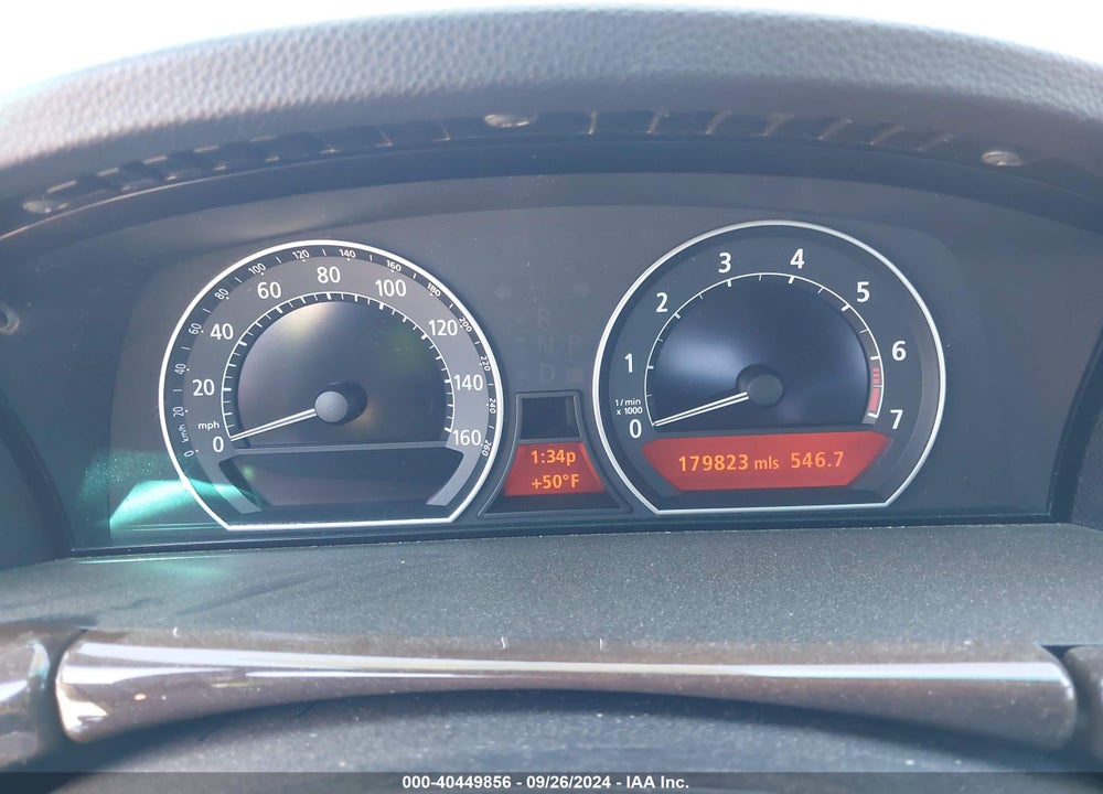 2008 BMW 750LI VIN: WBAHN83558DT80013