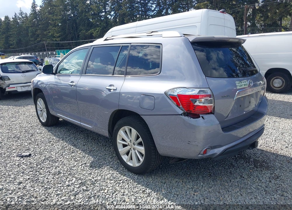 2008 TOYOTA HIGHLANDER HYBRID LIMITED VIN: JTEEW44A782025388