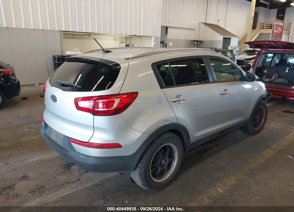 2012 KIA SPORTAGE LX VIN: KNDPBCA24C7255160