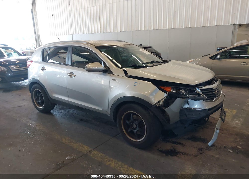 2012 KIA SPORTAGE LX VIN: KNDPBCA24C7255160