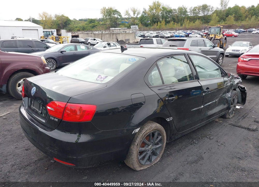 2012 VOLKSWAGEN JETTA 2.5L SE VIN: 3VWDP7AJ9CM314354