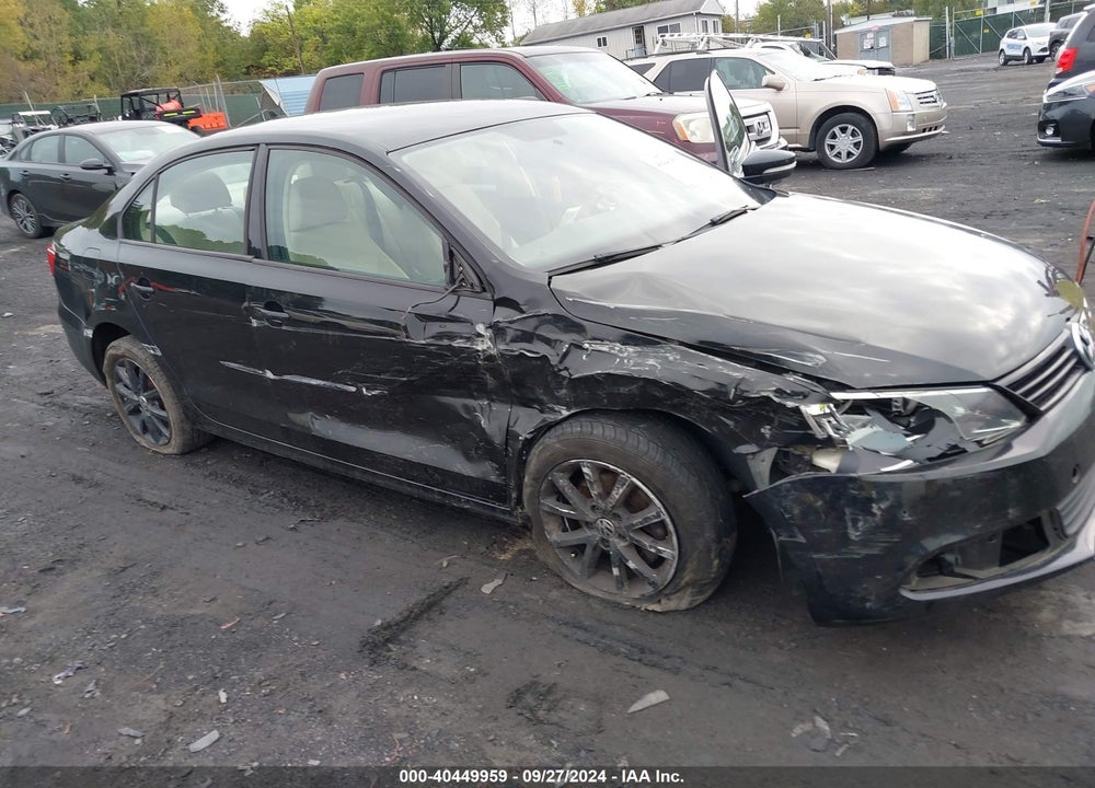 2012 VOLKSWAGEN JETTA 2.5L SE VIN: 3VWDP7AJ9CM314354