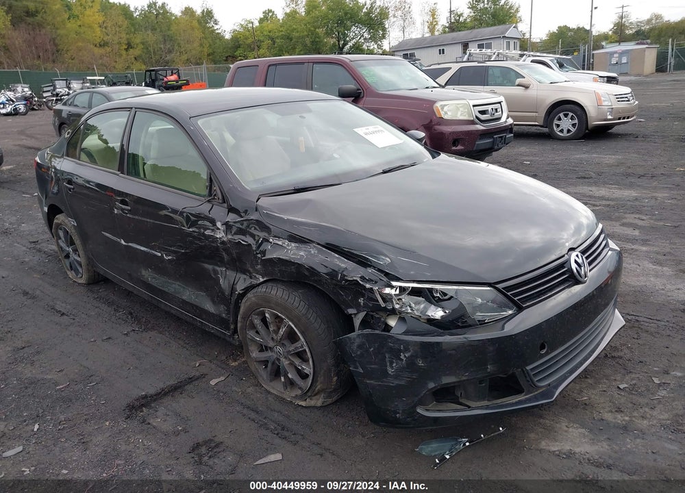 2012 VOLKSWAGEN JETTA 2.5L SE VIN: 3VWDP7AJ9CM314354