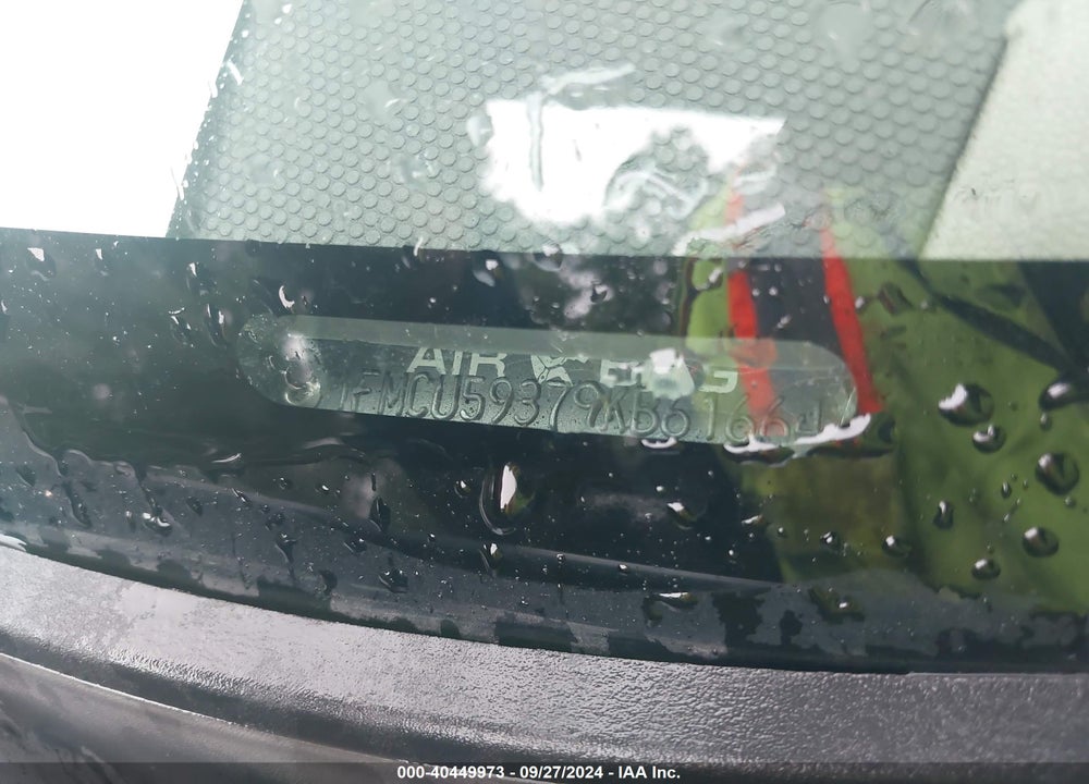 2009 FORD ESCAPE HYBRID LIMITED VIN: 1FMCU59379KB61664