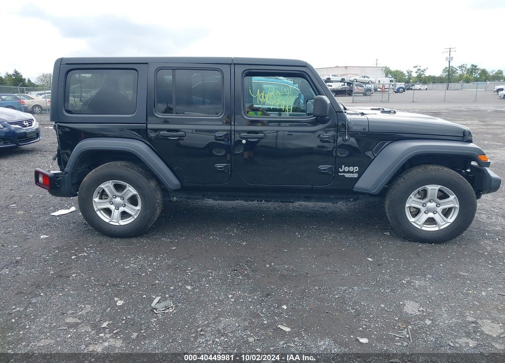 2019 JEEP WRANGLER UNLIMITED SPORT S 4X4 VIN: 1C4HJXDG3KW627467