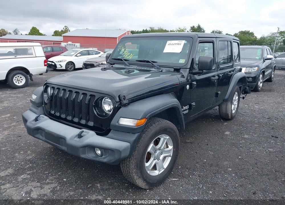 2019 JEEP WRANGLER UNLIMITED SPORT S 4X4 VIN: 1C4HJXDG3KW627467